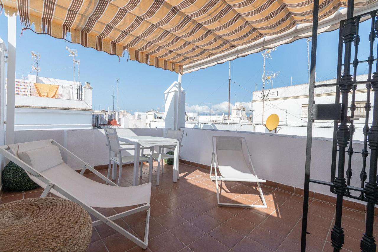 Terraza Estampa De Cadiz Apartment Bagian luar foto