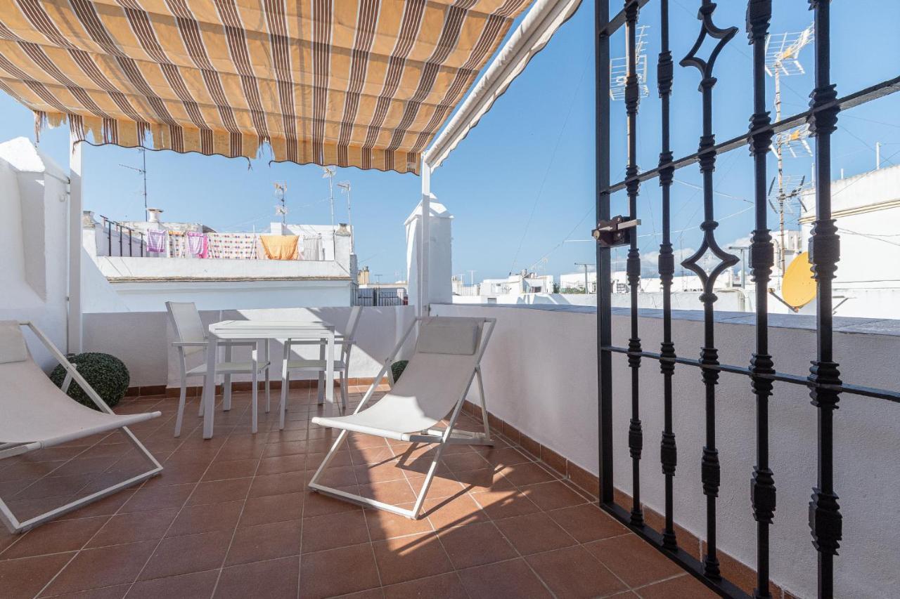 Terraza Estampa De Cadiz Apartment Bagian luar foto